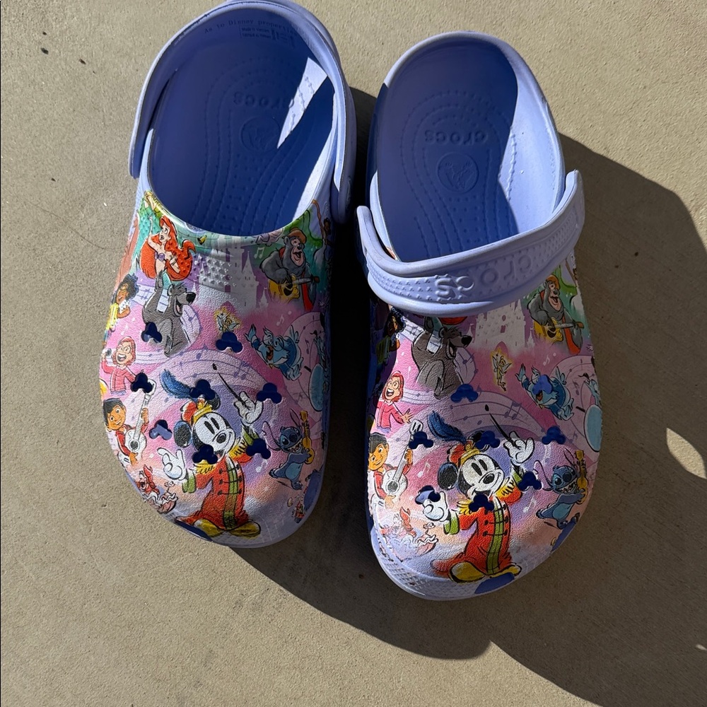 CROCS Pastel Character Clogs from Disneyland